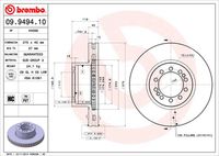 BREMBO 09949410 - Disco de freno - PRIME LINE