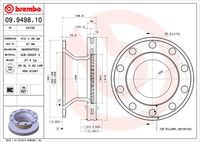 BREMBO 09949810 - Disco de freno - PRIME LINE