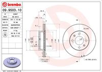 BREMBO 09950310 - Disco de freno - PRIME LINE