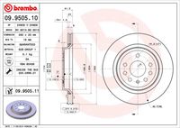 BREMBO 09950510 - Disco de freno - PRIME LINE