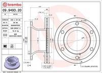 BREMBO 09949320 - Disco de freno - PRIME LINE