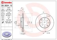 BREMBO 09955410 - Disco de freno - PRIME LINE