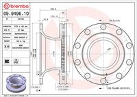 BREMBO 09949610 - Disco de freno - PRIME LINE