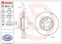 BREMBO 09961210 - Disco de freno - PRIME LINE