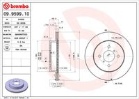 BREMBO 09959910 - Disco de freno - PRIME LINE