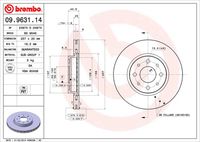 BREMBO 09963114 - Disco de freno - PRIME LINE