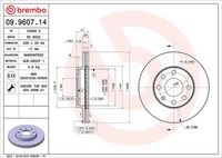 BREMBO 09960714 - Disco de freno - PRIME LINE