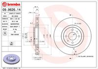 BREMBO 09962614 - Disco de freno - PRIME LINE