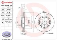 BREMBO 09.9608.24 - Disco de freno