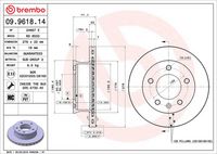 BREMBO 09961814 - Disco de freno - PRIME LINE