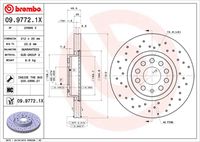 BREMBO 0997721X - Lado de montaje: Eje delantero<br>Número de PR: 1ZM<br>Número de PR: 1ZG<br>Tipo de disco de frenos: ventilación interna<br>Espesor de disco de frenos [mm]: 25<br>Número de orificios: 5<br>Artículo complementario / información complementaria 2: con tornillos<br>Altura [mm]: 50<br>Diámetro de centrado [mm]: 65<br>Diámetro exterior [mm]: 312<br>Procesamiento: altamente carbonizado<br>Superficie: revestido<br>Espesor mínimo [mm]: 22<br>Par apriete [Nm]: 120<br>