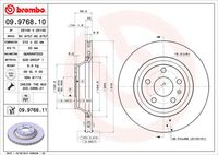 BREMBO 09976810 - Disco de freno - PRIME LINE