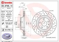 BREMBO 0997681X - Disco de freno - XTRA LINE - Xtra