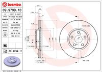 BREMBO 09.9799.10 - Disco de freno