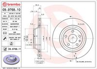 BREMBO 09976810 - Disco de freno - PRIME LINE