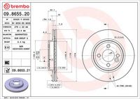 BREMBO 09865521 - Disco de freno - PRIME LINE - UV Coated