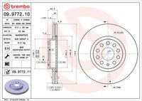 BREMBO 09977210 - Disco de freno - PRIME LINE