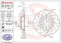 BREMBO 0997721X - Disco de freno - XTRA LINE - Xtra