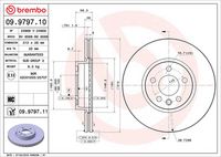 BREMBO 09.9797.11 - Disco de freno