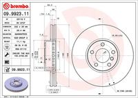 BREMBO 09992311 - Disco de freno - PRIME LINE - UV Coated