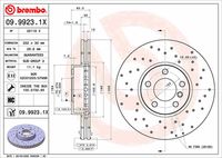 BREMBO 09992311 - Disco de freno - PRIME LINE - UV Coated