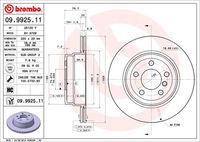 BREMBO 09992511 - Disco de freno - PRIME LINE - UV Coated