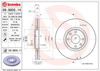 BREMBO 09.9935.11 - Disco de freno