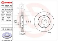 BREMBO 09999110 - Lado de montaje: Eje trasero<br>Tipo de disco de frenos: macizo<br>Espesor de disco de frenos [mm]: 10<br>Número de orificios: 4<br>Altura [mm]: 39<br>Diámetro de centrado [mm]: 69<br>Diámetro exterior [mm]: 250<br>Procesamiento: altamente carbonizado<br>Superficie: revestido<br>Espesor mínimo [mm]: 8<br>Par apriete [Nm]: 108<br>