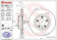 BREMBO 09.A063.11 - Disco de freno