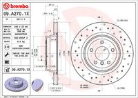 BREMBO 09A27011 - Disco de freno - PRIME LINE - UV Coated