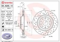 BREMBO 09A20011 - Disco de freno - PRIME LINE - UV Coated