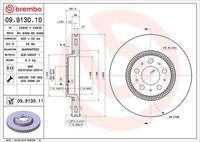 BREMBO 09.9130.11 - Disco de freno