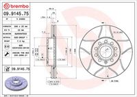 BREMBO 09914575 - Disco de freno - XTRA LINE - Max