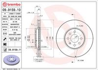 BREMBO 09.9159.10 - Disco de freno