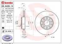 BREMBO 09A42811 - Lado de montaje: Eje trasero<br>Tipo de disco de frenos: macizo<br>Espesor de disco de frenos [mm]: 10<br>Número de orificios: 5<br>Altura [mm]: 64<br>Diámetro de centrado [mm]: 68<br>Diámetro exterior [mm]: 245<br>Espesor mínimo [mm]: 8<br>Par apriete [Nm]: 120<br>