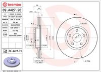 BREMBO 09A42720 - Disco de freno - PRIME LINE