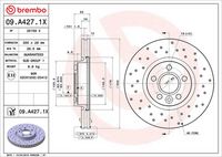 BREMBO 09.A427.1X - Disco de freno