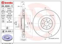 BREMBO 09.A500.11 - Disco de freno