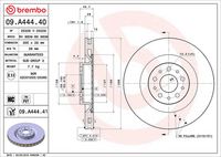 BREMBO 09A44440 - Disco de freno - PRIME LINE