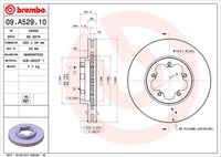 BREMBO 09A52910 - Disco de freno - PRIME LINE