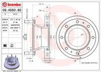 BREMBO 09A56380 - Disco de freno - PRIME LINE