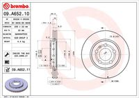 BREMBO 09A65210 - Disco de freno - PRIME LINE