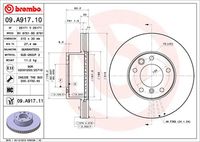 BREMBO 09A91710 - Lado de montaje: Eje delantero<br>Nº de componente: 504019 76<br>Diámetro exterior [mm]: 315,2<br>Espesor de disco de frenos [mm]: 30<br>Espesor mínimo [mm]: 27,4<br>Altura [mm]: 83<br>corona de agujeros - Ø [mm]: 130<br>Tipo de disco de frenos: ventilado<br>Diámetro de centrado [mm]: 85<br>Número de orificios: 5<br>Superficie: revestido<br>cumple norma ECE: ECE-R90<br>Diámetro de taladro hasta [mm]: 15<br>