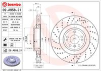 BREMBO 09A95821 - Disco de freno - PRIME LINE - UV Coated