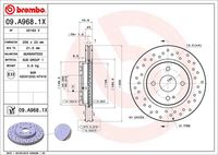 BREMBO 09A96814 - Disco de freno - PRIME LINE