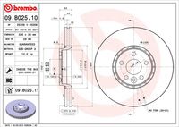 BREMBO 09.B025.11 - Disco de freno