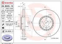 BREMBO 09.B025.10 - Disco de freno