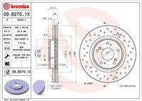 BREMBO 09B27011 - Disco de freno - PRIME LINE - UV Coated