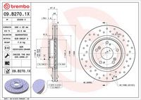 BREMBO 09B27011 - Disco de freno - PRIME LINE - UV Coated