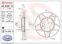 BREMBO 09B3561X - Disco de freno - XTRA LINE - Xtra